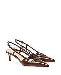 Gianvito Rossi Women's Eloise Slingback Pumps