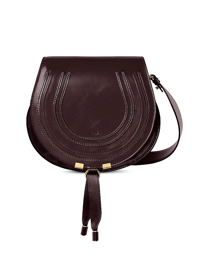 Chloe Marcie Leather Saddle Bag