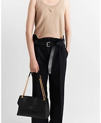 Doux Medium Leather Shoulder Bag