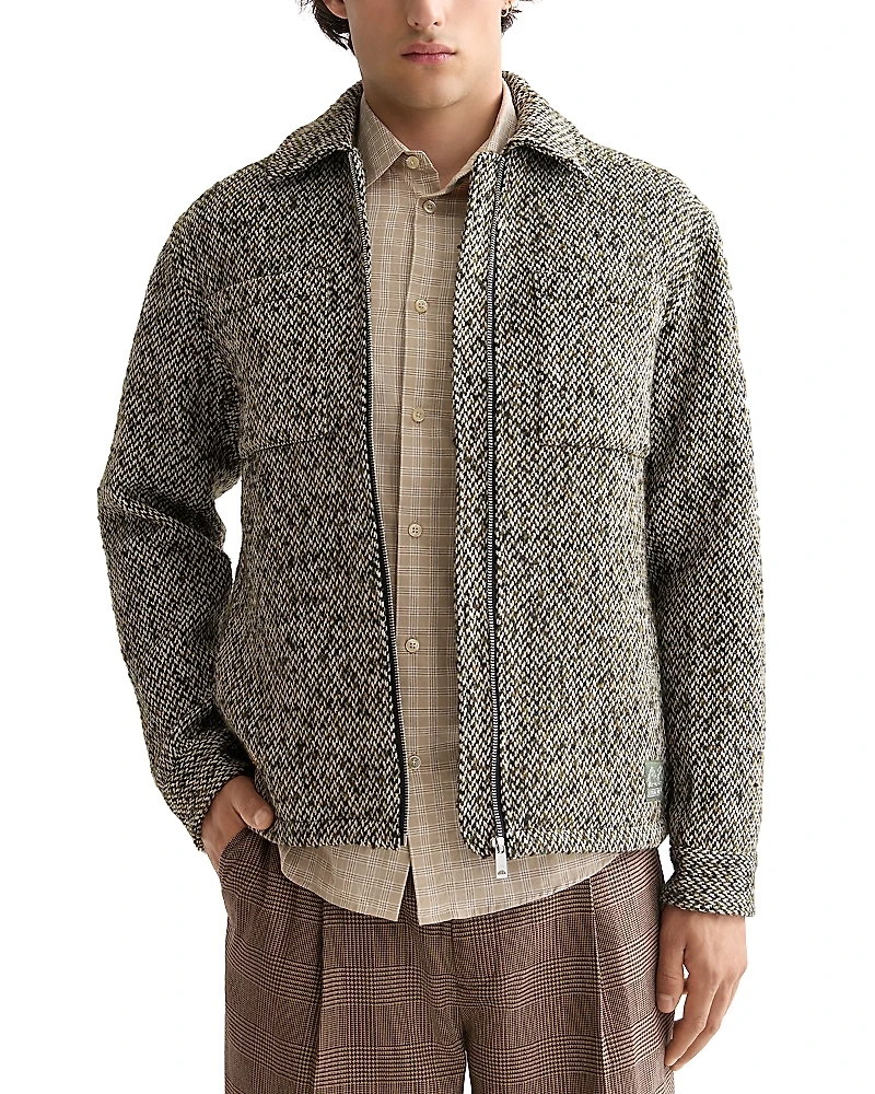 Scotch & Soda Multicolored Tweed Shirt Jacket