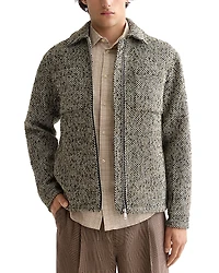Scotch & Soda Multicolored Tweed Shirt Jacket