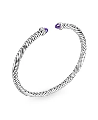 Cablespira Flex® Bracelet Sterling Silver with Diamonds, 4mm