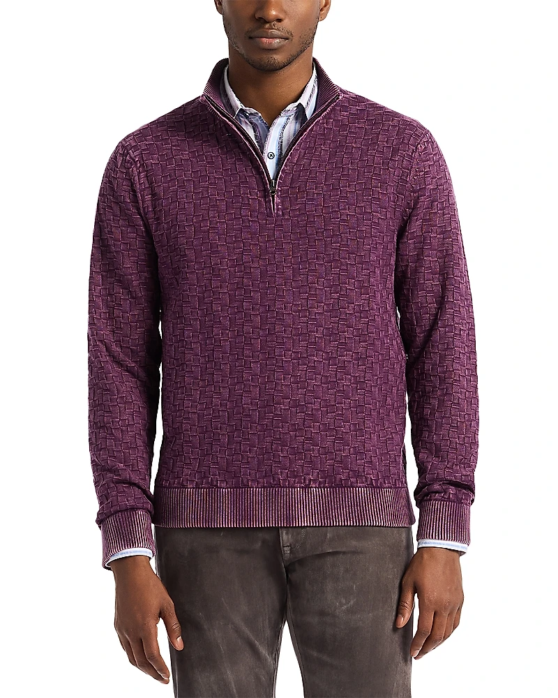 Robert Graham Aubin Quarter Zip Sweater