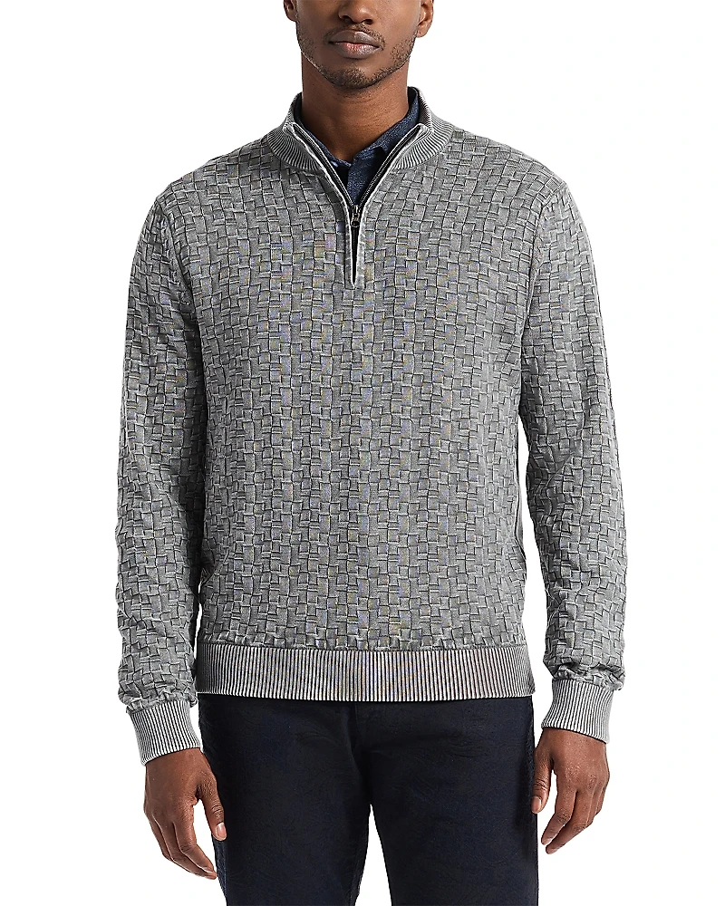 Robert Graham Aubin Quarter Zip Sweater