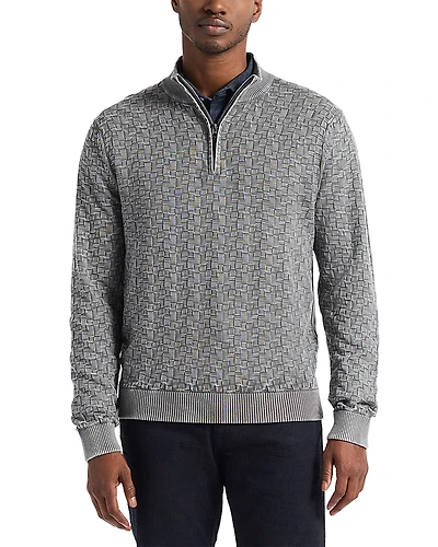 Robert Graham Aubin Quarter Zip Sweater