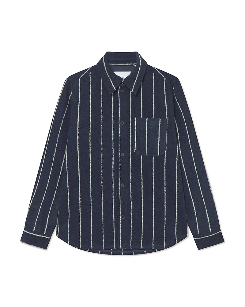 Les Deux Lennon Pinstripe Shirt Jacket