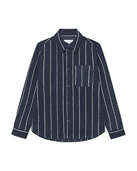 Les Deux Lennon Pinstripe Shirt Jacket