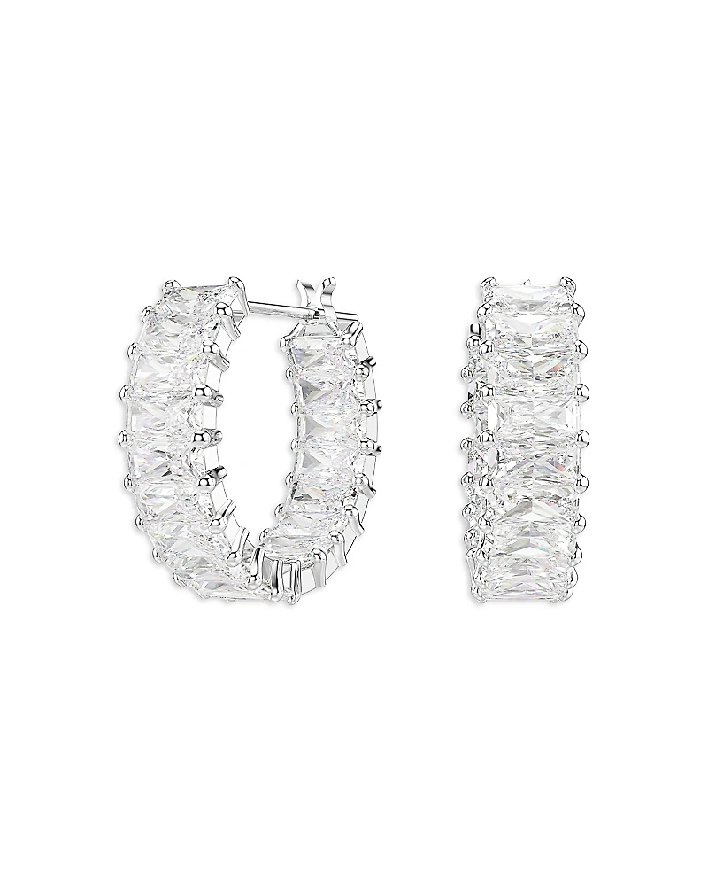 Swarovski Matrix Inside Out Hoop Earrings