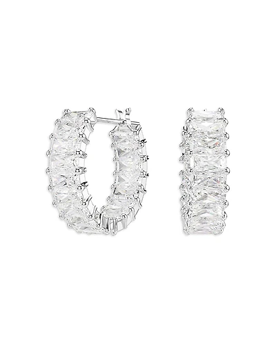 Swarovski Matrix Inside Out Hoop Earrings