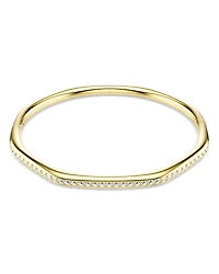 Swarovski Dextera Pave Crystal Geometric Bangle Bracelet