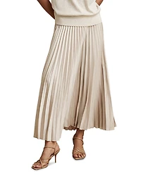 Reiss Seren Pleated Maxi Skirt