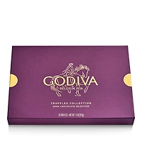 Godiva Chocolatier Dark Chocolate Truffles Gift Box, 24 Piece
