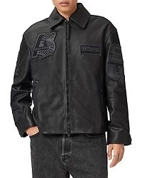 Allsaints Garrison Patch Leather Jacket