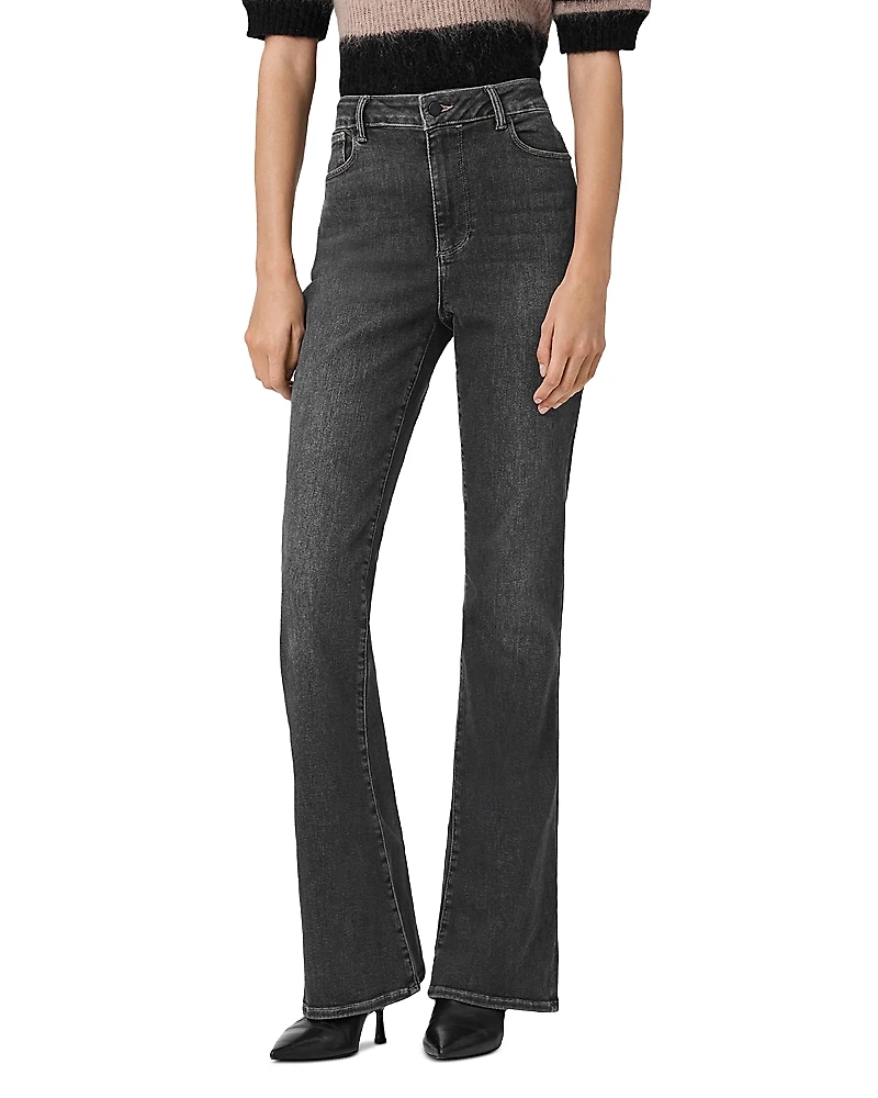 Allsaints Maisie High Rise Flared Jeans