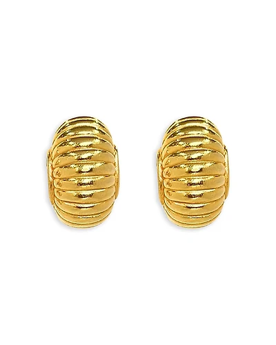 Ben Amun Textured Clip On Earrings