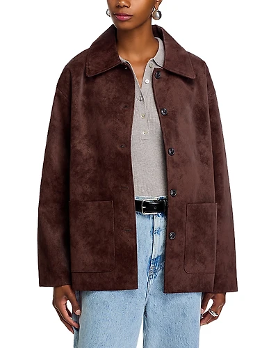 Wayf Rita Faux Suede Jacket