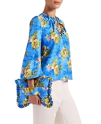 La Doublej Charming Top Riptide Light Blue