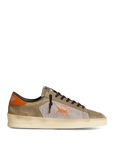Golden Goose Men's Stardan Mesh and Leather Sneakers