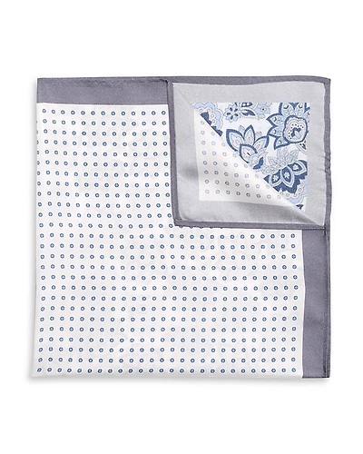 The Men's Store at Bloomingdale's Floral & Dot Silk Pocket Square - Exclusive