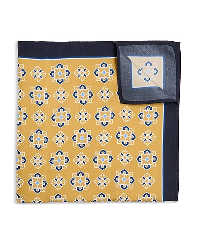 The Men's Store at Bloomingdale's Medallion Silk Pocket Square - Exclusive