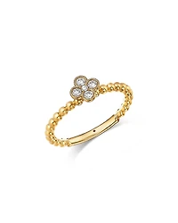 Bloomingdale's Fine Collection Diamond Clover Ring