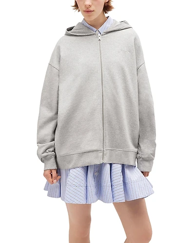 Ganni Teddy Zip Hoodie