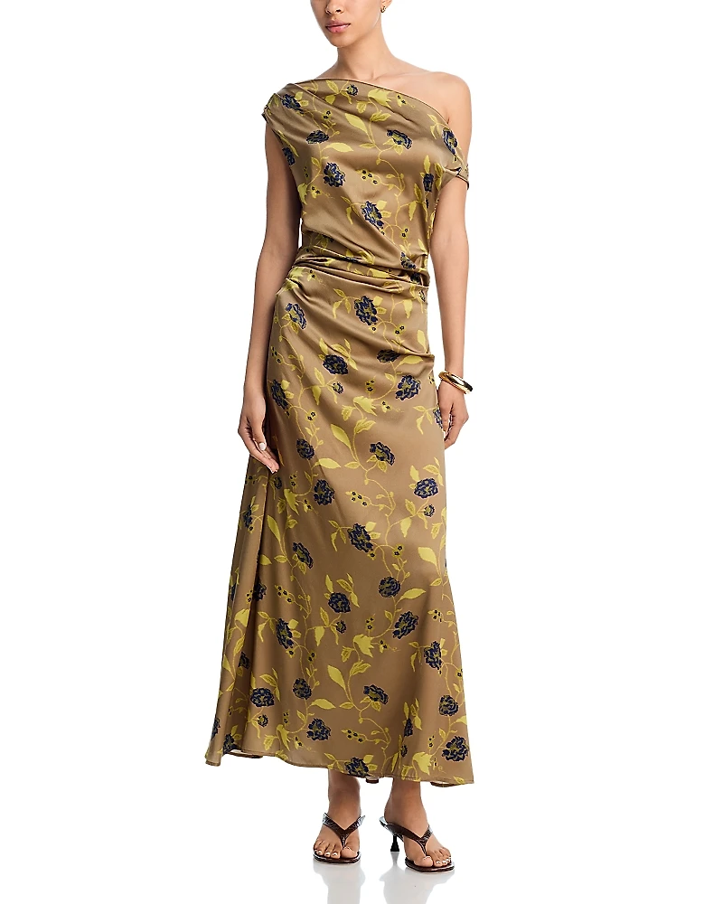 Staud Phare One Shoulder Dress