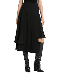 Michael Kors Collection Asymmetrical Pleated Skirt