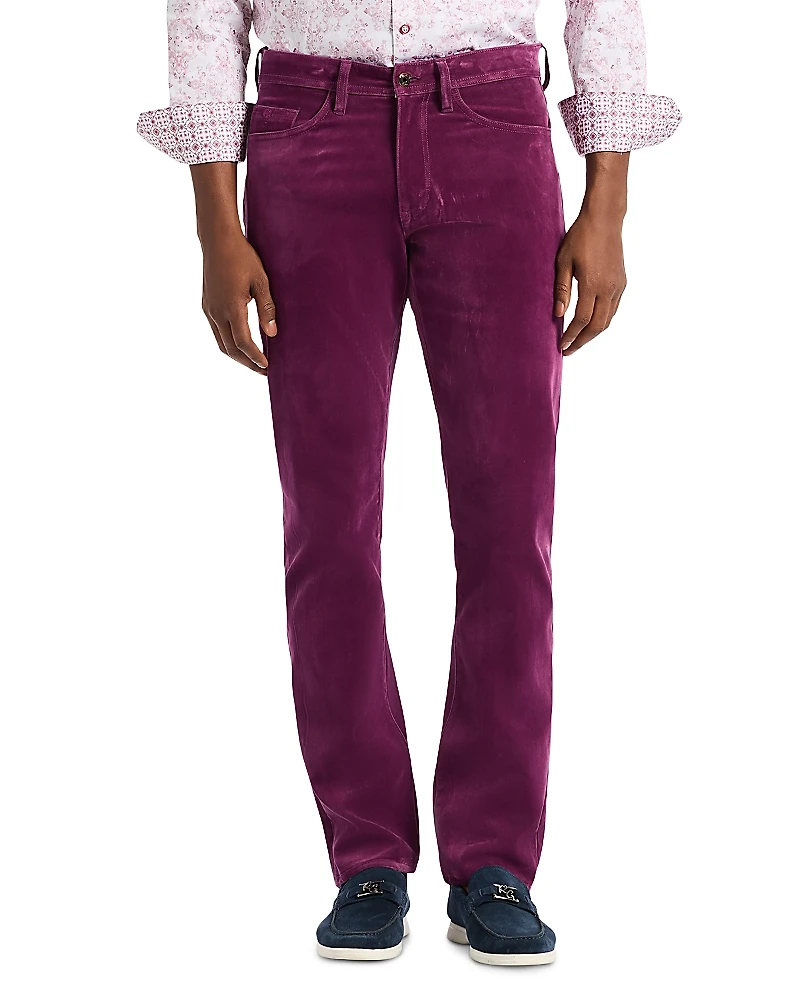 Robert Graham Celestial Straight Fit Velvet Pants