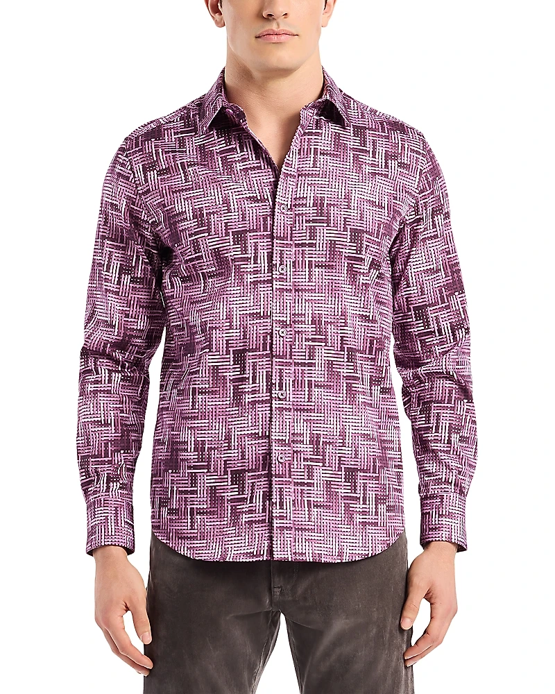 Robert Graham Berkley Long Sleeve Printed Woven Shirt
