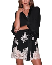 Fleur du Mal Lace Applique Robe
