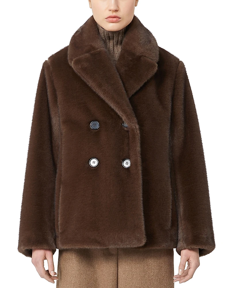 Max Mara Laura Faux Fur Coat