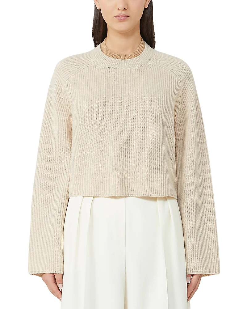 Max Mara Funale Wool & Cashmere Crewneck Sweater
