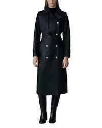 Mackage Maxi Leather Trench Coat