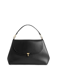 Toteme T-Lock Leather Satchel