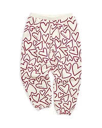 Mori Unisex Bear Face Ribbed Joggers - Baby