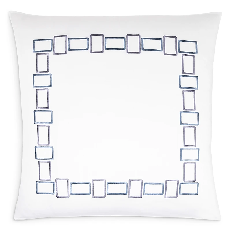 Frette Bold Bicolor Embroidery Euro Sham