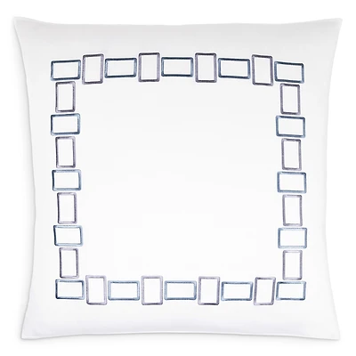 Frette Bold Bicolor Embroidery Euro Sham