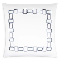 Frette Bold Bicolor Embroidery Euro Sham