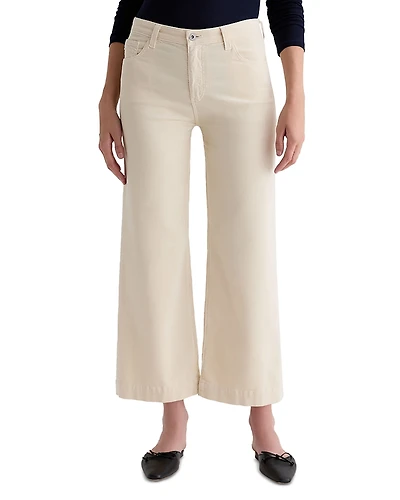 Ag Saige Wide Leg Crop Corduroy Jeans
