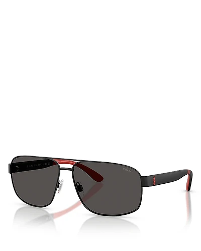 Polo Ralph Lauren Aviator Sunglasses, 62mm