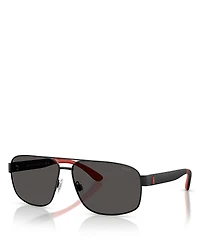 Polo Ralph Lauren Aviator Sunglasses, 62mm