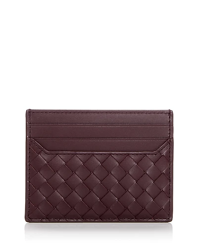 Bottega Veneta Intrecciato Leather Card Case