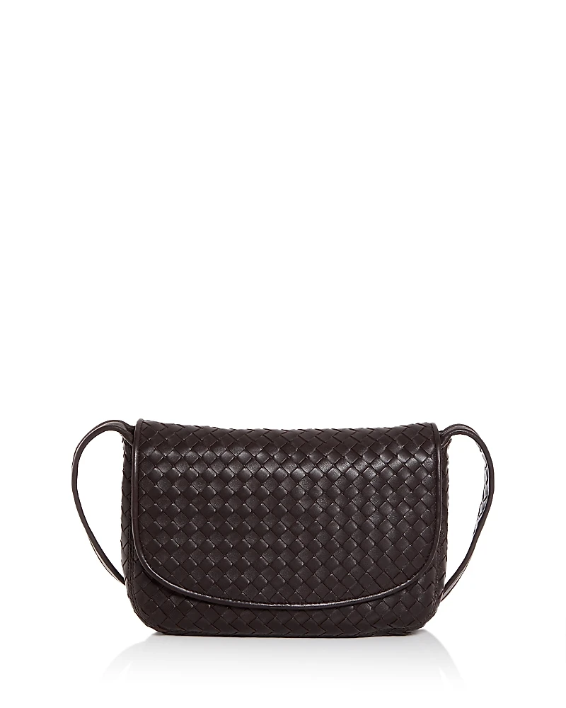 Bottega Veneta Fluffy Intrecciato Leather Crossbody Bag