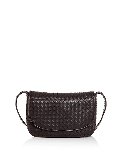 Bottega Veneta Fluffy Intrecciato Leather Crossbody Bag