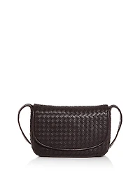 Bottega Veneta Fluffy Intrecciato Leather Crossbody Bag