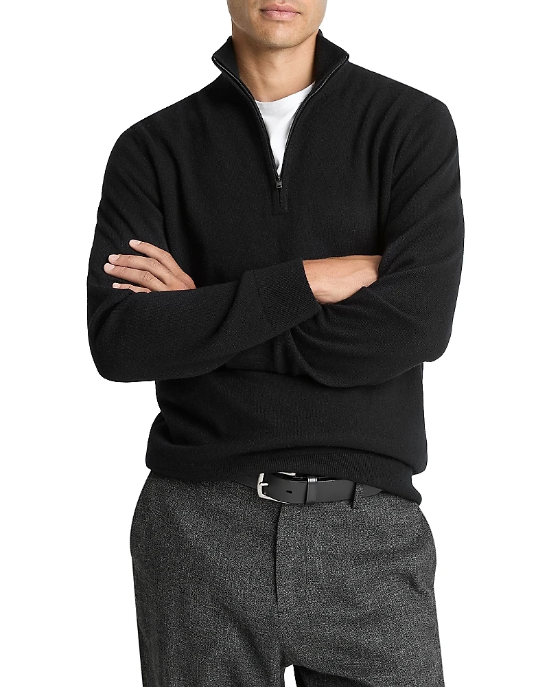 Vince Quarter Zip Cashmere Sweater