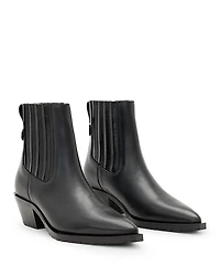 Allsaints Women's Marcie Chelsea Leather Ankle Boots