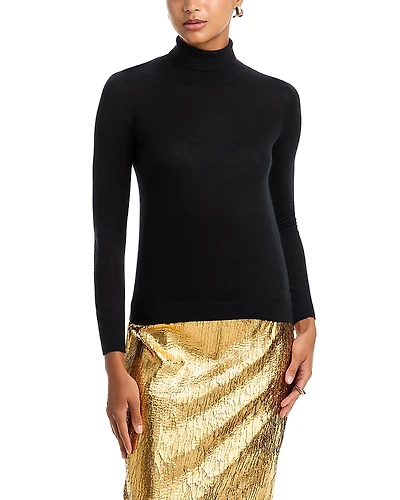 Co Long Sleeved Cashmere Turtleneck Top