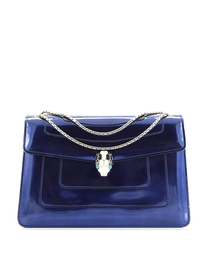 Pre-Owned Bvlgari Serpenti Forever Shoulder Bag Patent